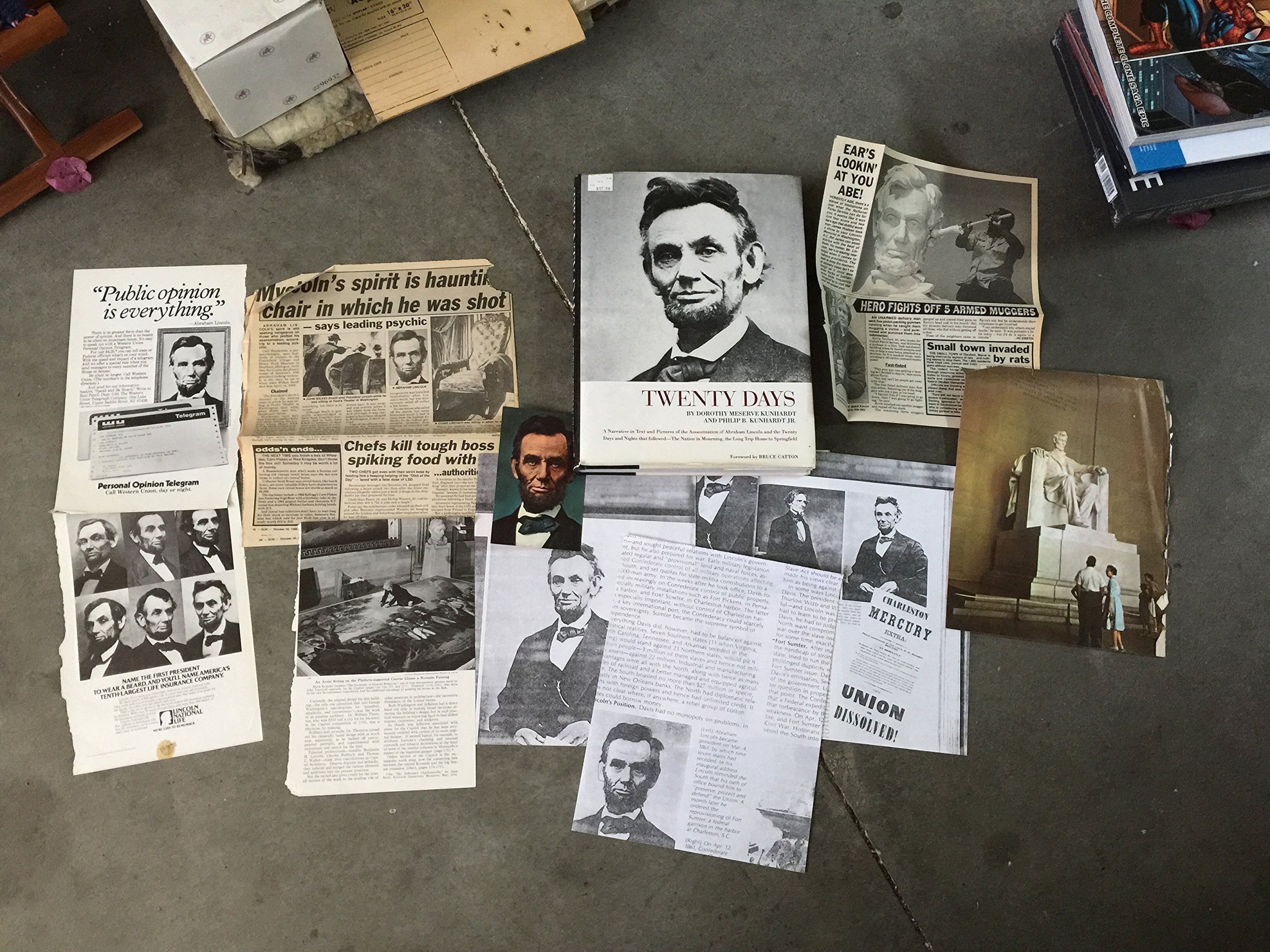 Twenty Days, A Narrative in Text and Pictures of the Assassination of Abraham Lincoln,New