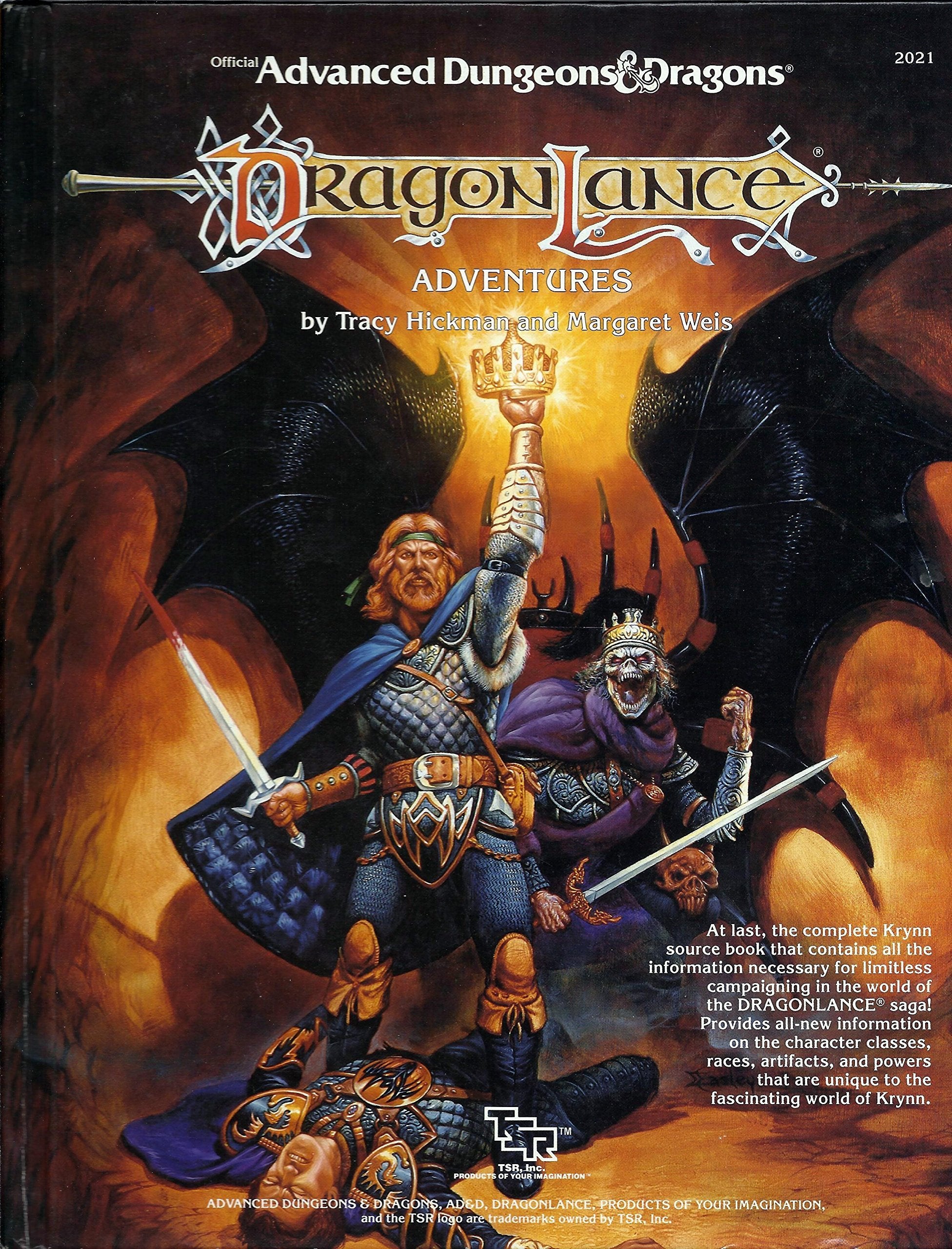 Dragonlance Adventures (Advanced Dungeons And Dragons)