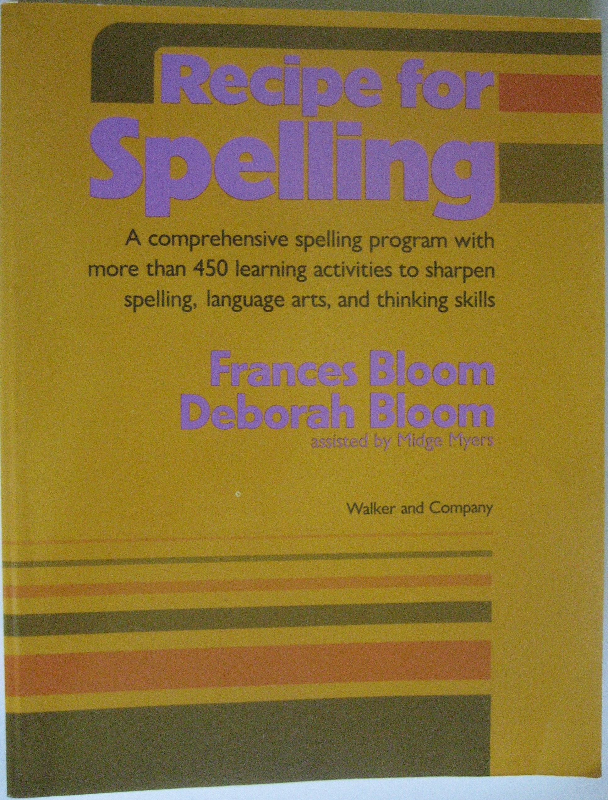 Recipe for Spelling,Used