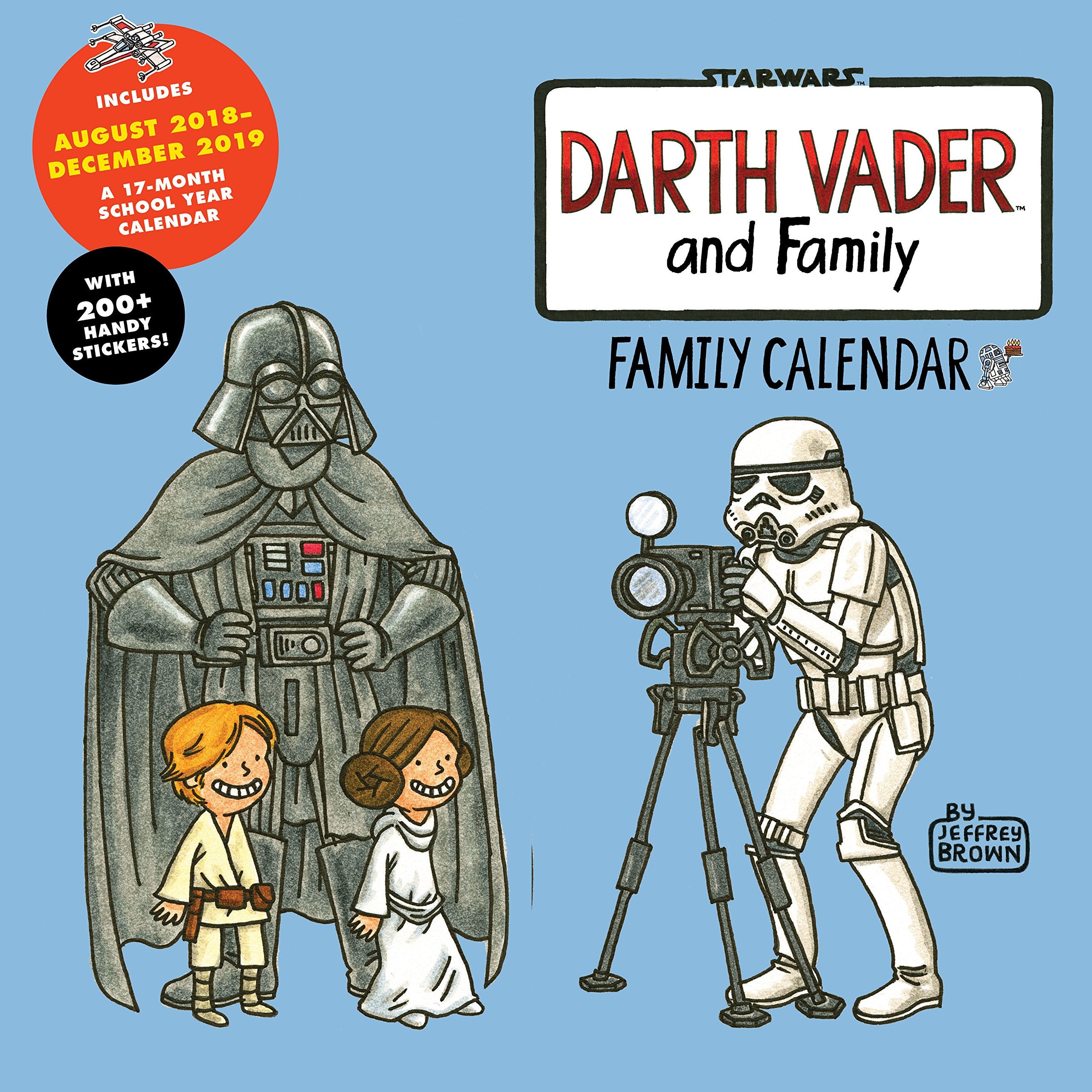 Darth Vader And Family 2019 Family Wall Calendar