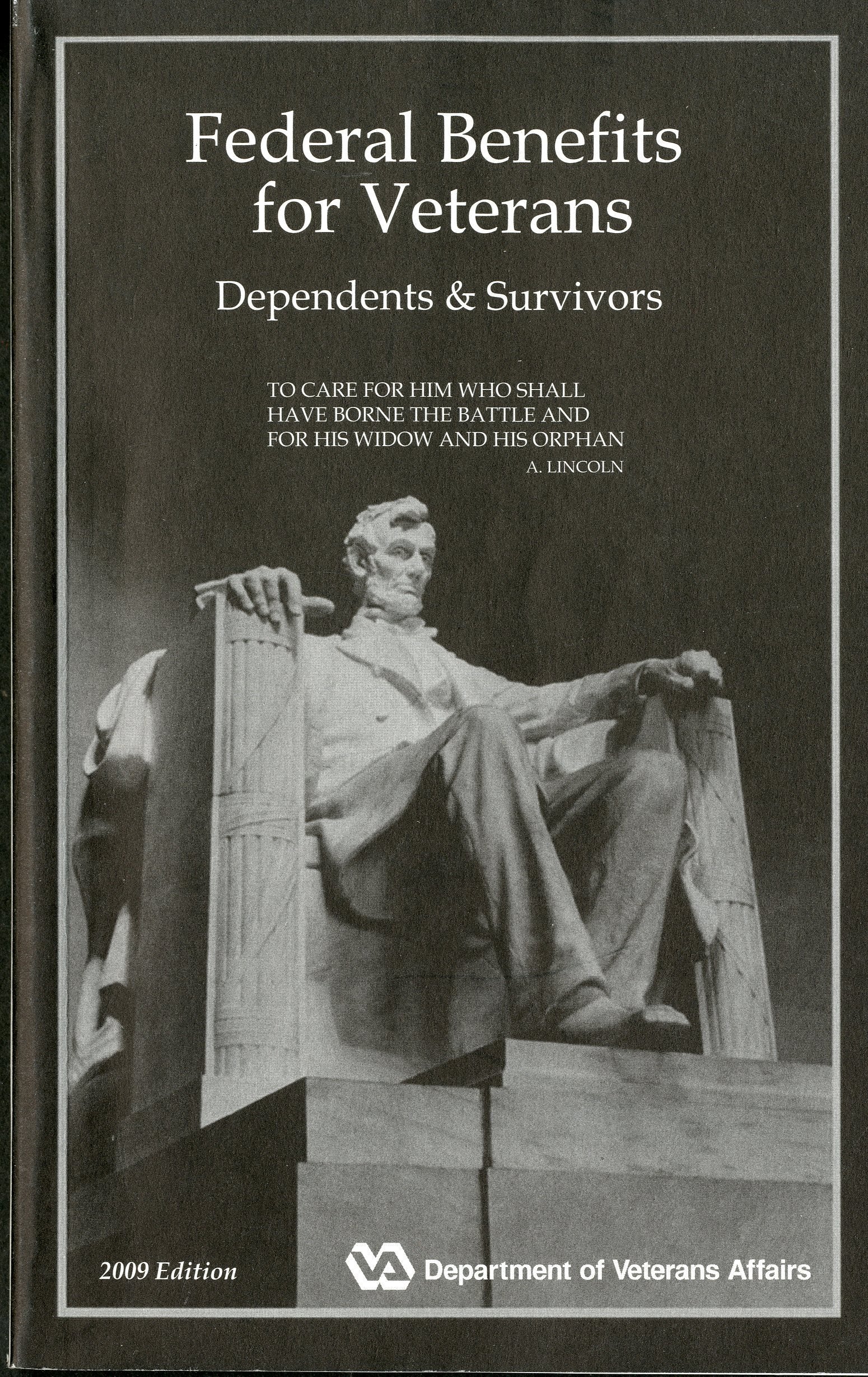 Federal Benefits for Veterans, Dependents, & Survivors, 2009,Used