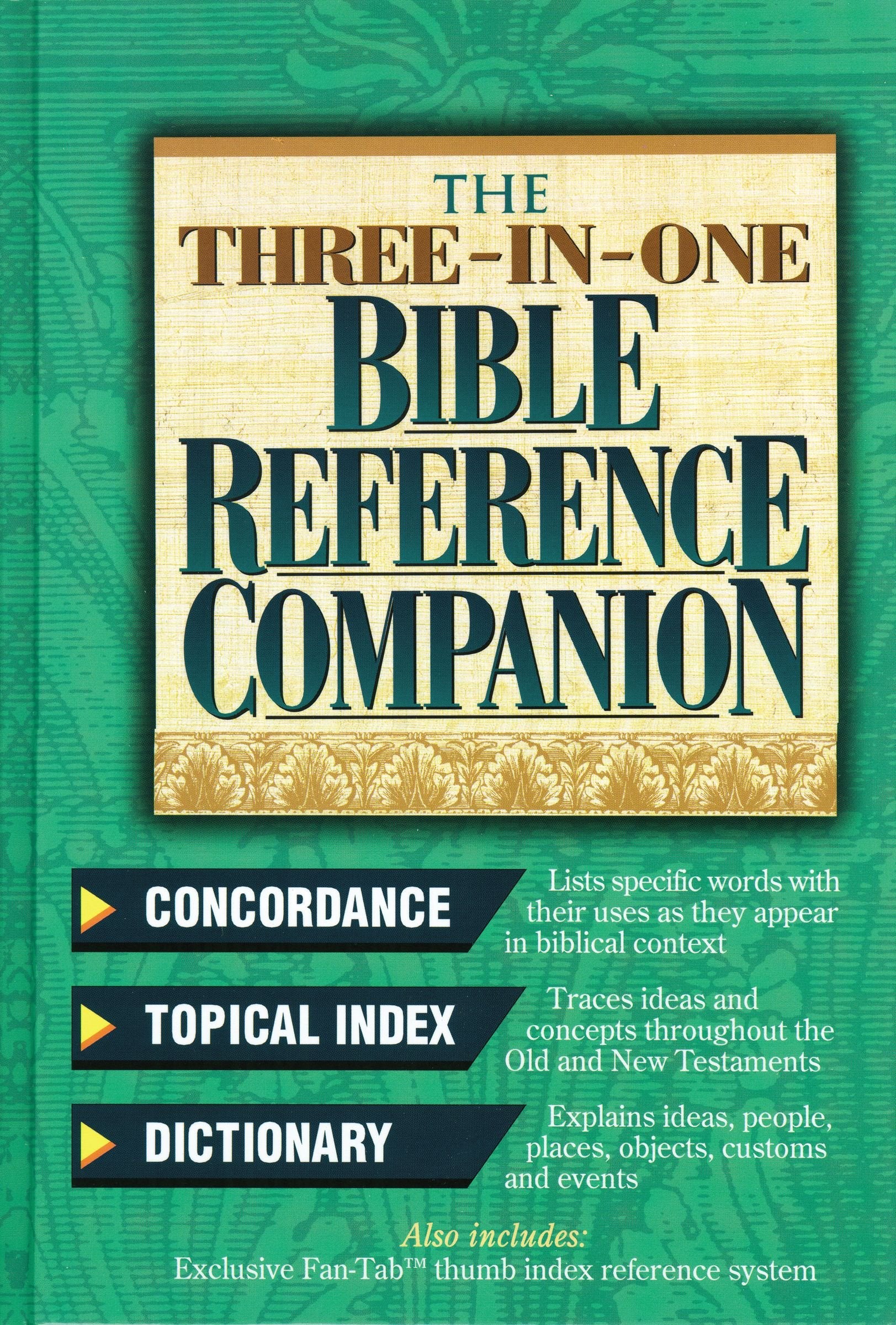 The Threeinone Bible Reference Companion Super Value Edition,Used