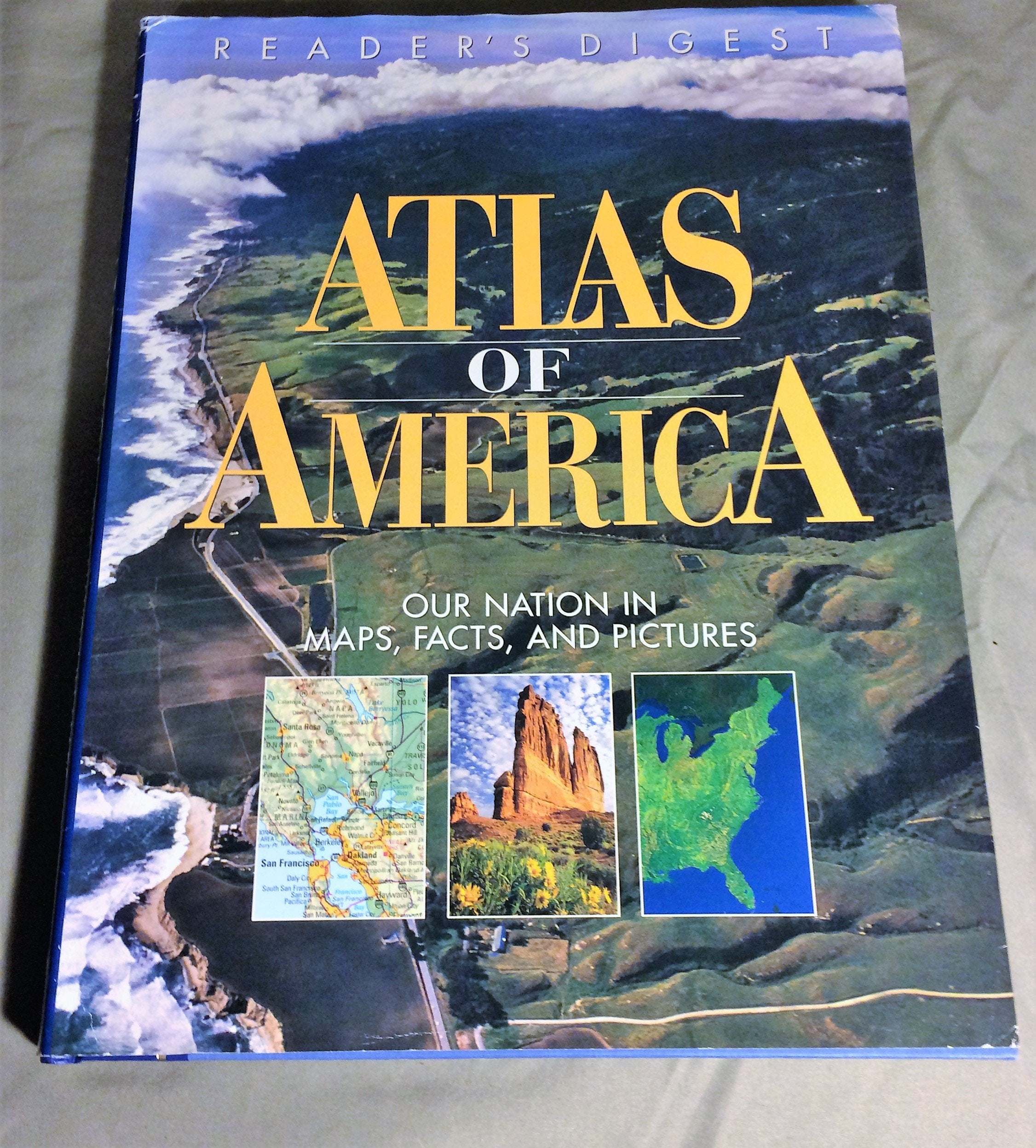 Reader's Digest Atlas of America: Our Nation in Maps, Facts, and Pictures,Used