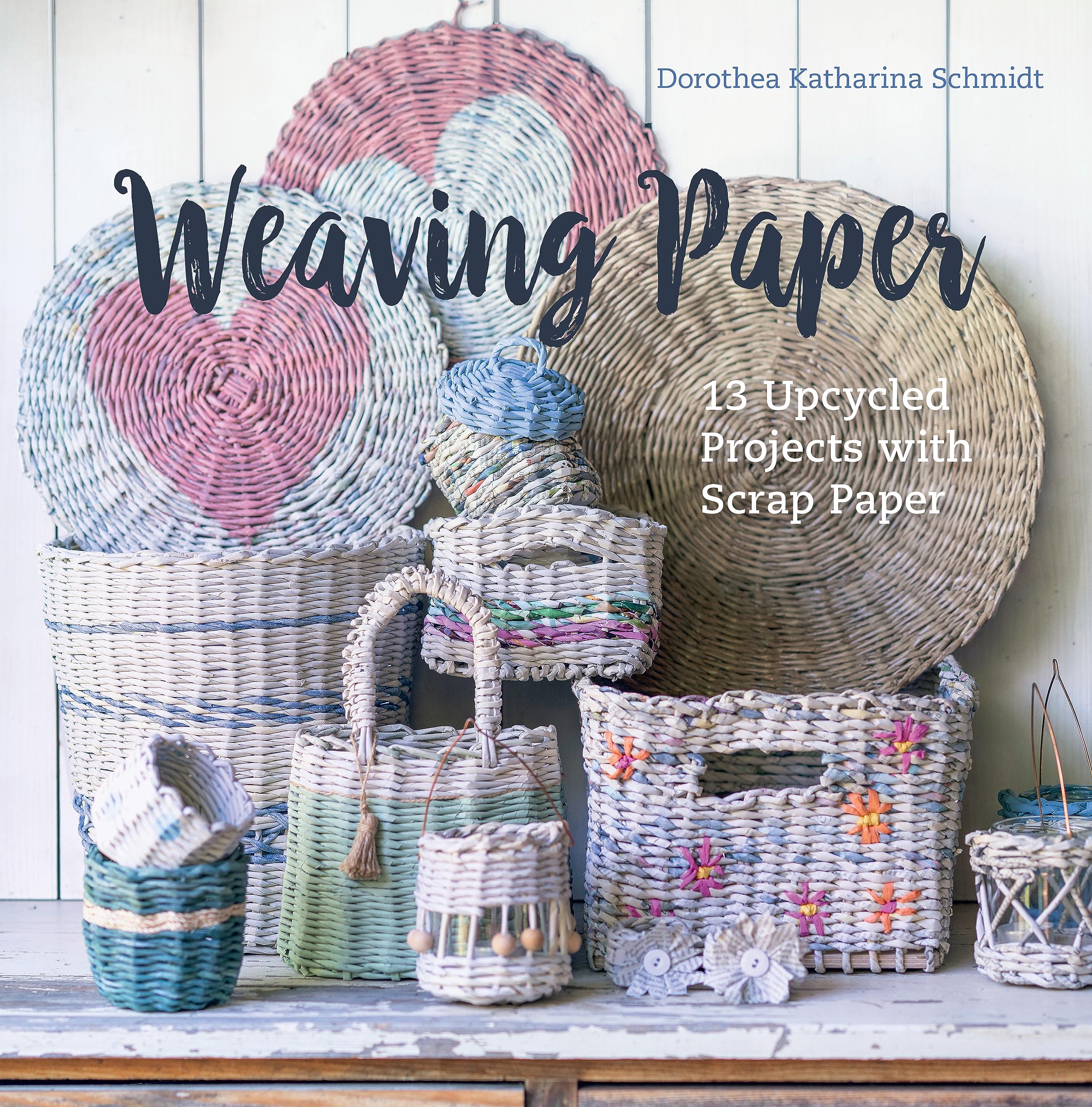 Weaving Paper: 13 Upcycled Projects With Scrap Paper,Used