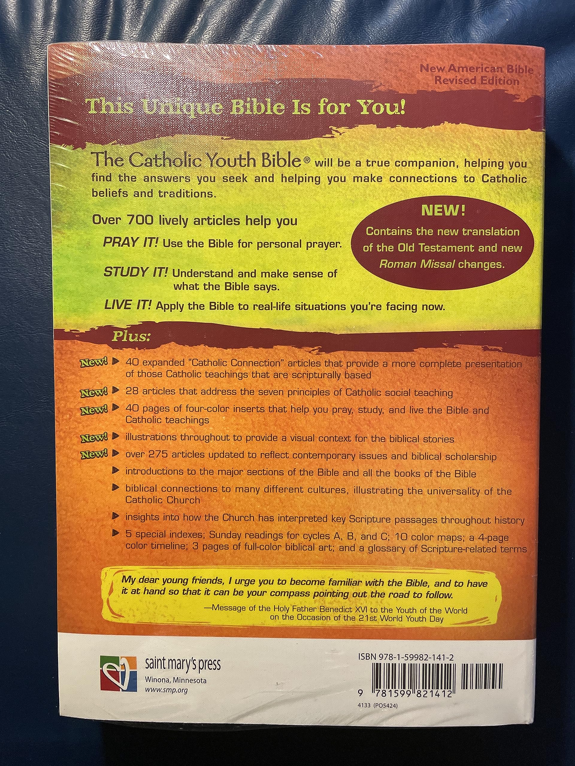 The Catholic Youth Bible,Third Edition, NABRE: New American Bible Revised Edition,New