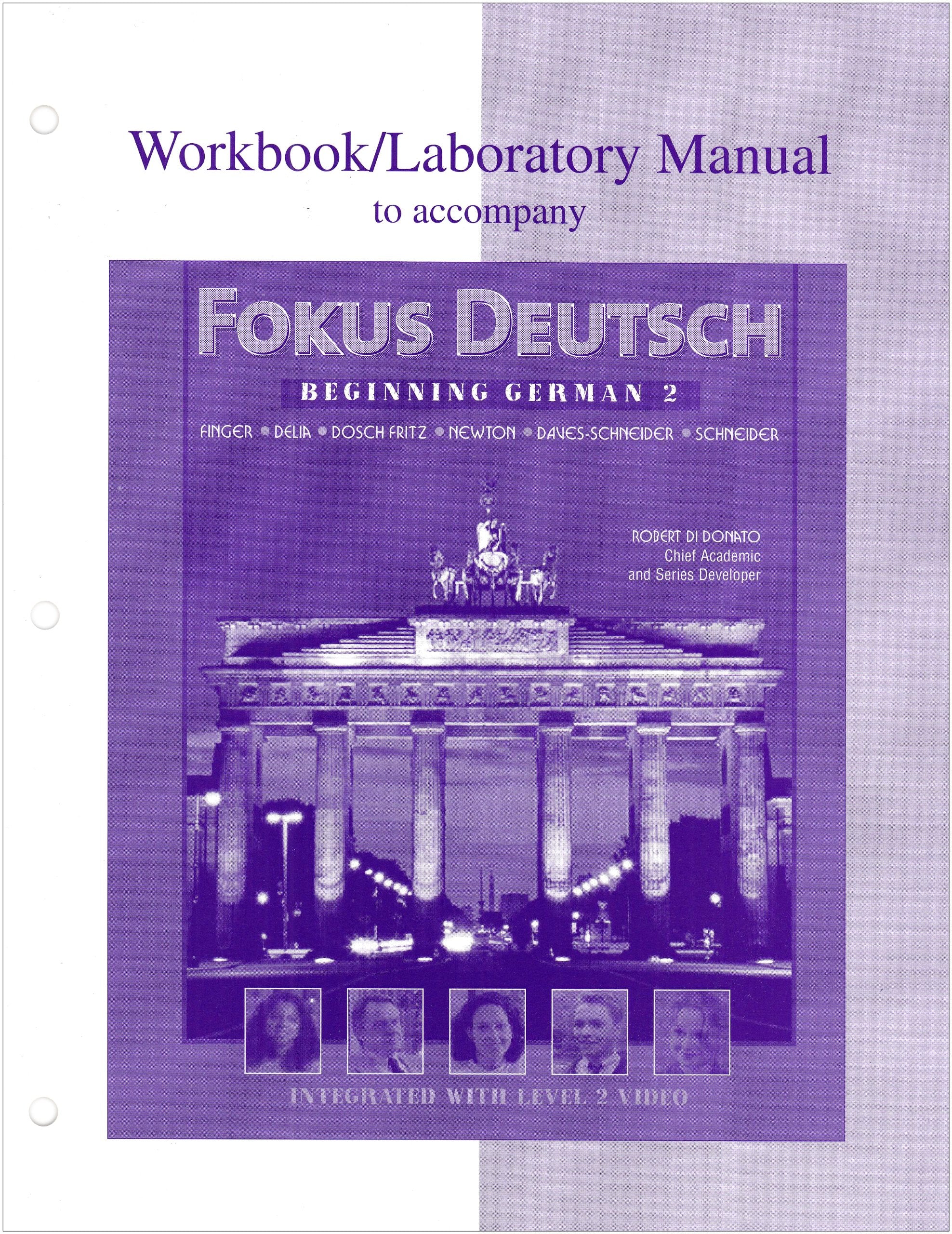 Workbook/Lab Manual to accompany Fokus Deutsch: Beginning German 2,Used