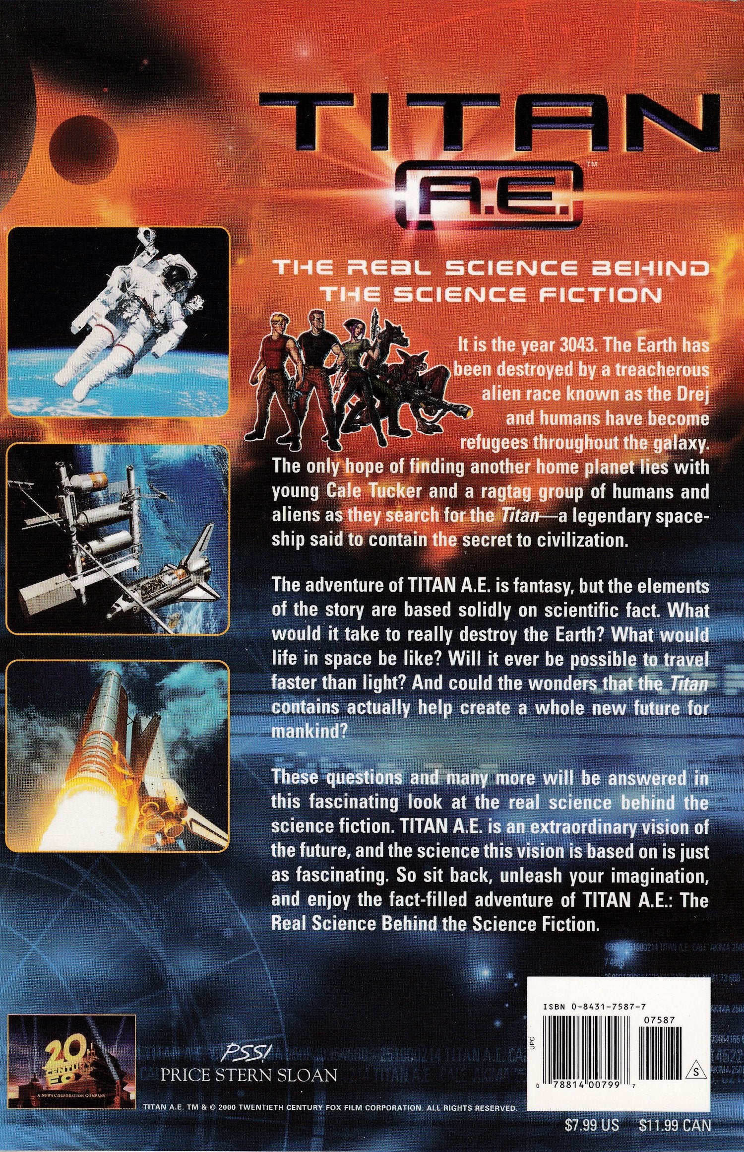 Titan A.E. The Science Behind the Science Fiction,Used