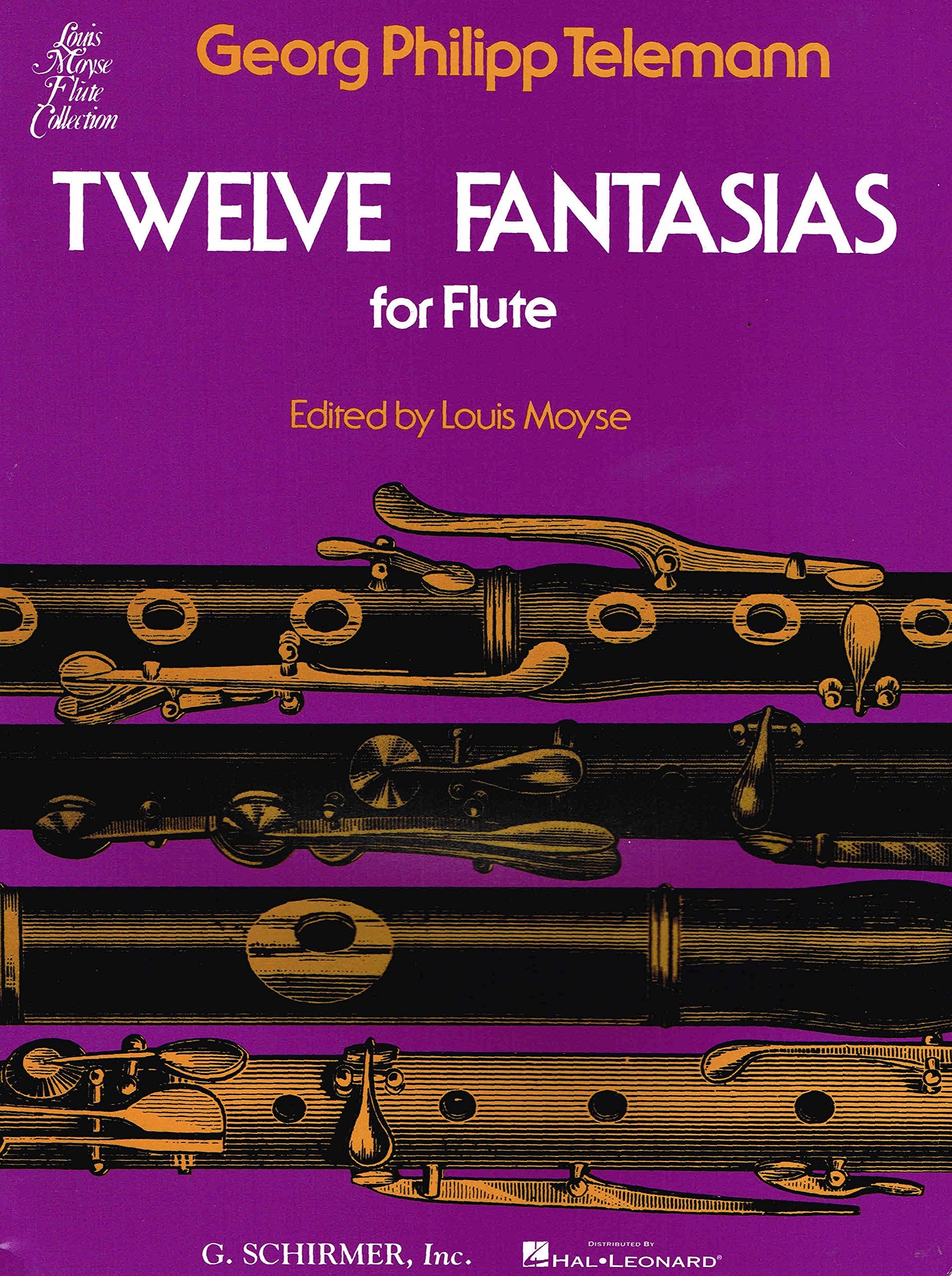 Twelve Fantasias for Solo Flute,Used