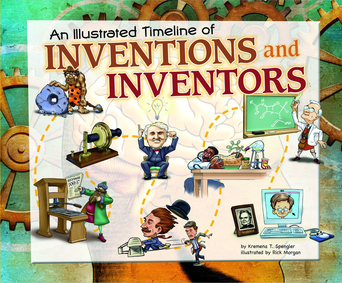 An Illustrated Timeline of Inventions and Inventors (Visual Timelines in History),Used