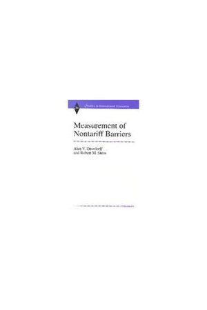 Measurement of Nontariff Barriers (Studies In International Economics),Used