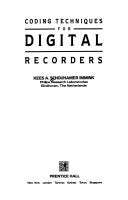Coding Techniques for Digital Recorders,Used