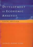 Development of Economic Analysis, 6th Edition,Used