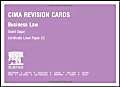 CIMA Revision Cards: Business Law,Used