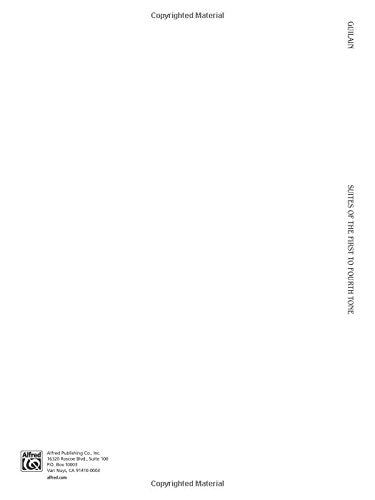 Suites of the 1st to 4th Tone (Kalmus Edition),Used