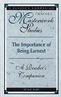 The Importance of Being Earnest: A Reader's Companion (Twayne's Masterwork Studies),Used