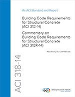 ACI CODE31814: Building Code Requirements for Structural Concrete and Commentary,Used