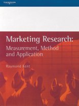 Marketing Research: Measurement, Method and Application,Used