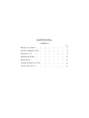 Seven Pieces for the Organ (Kalmus Edition),Used