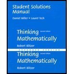 Instructor's Edition: Thinking Mathematically,Used