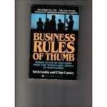 Business Rules Of Thumb,New