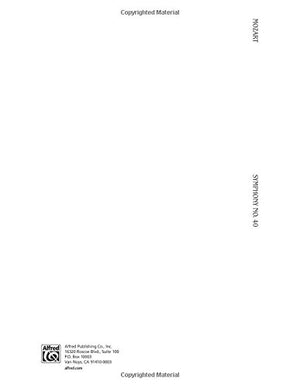 Symphony No. 40 in G Minor, K. 550: Miniature Score (Kalmus Edition),Used