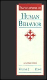Encyclopedia of Human Behavior Volume 2 CopI,Used