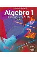 Algebra 1: Concepts and Skills Volume 1,Used