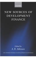 New Sources of Development Finance (WIDER Studies in Development Economics),New