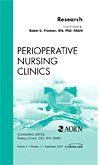 Research, An Issue of Perioperative Nursing Clinics (Volume 43) (The Clinics: Nursing, Volume 43),Used