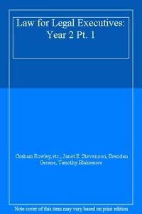 Law for Legal Executives, Year 2 (Pt. 1),Used