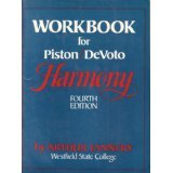 Workbook for Piston DeVoto Harmony Fourth Edition,Used