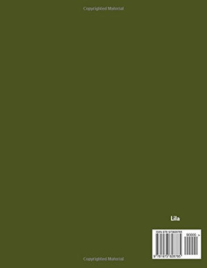 Notebook: Unlined/Plain Notebook  Large (8.5 x 11 inches)  106 Pages || Army Green Softcover,Used