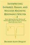 Interpreting Infrared, Raman, and Nuclear Magnetic Resonance Spectra ( 2 volume set),Used