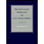 Microeconomic Predicates To Law And Economics,New