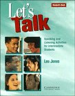 Let's Talk Student's book: Speaking and Listening Activities for Intermediate Students,Used