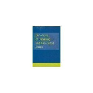 Definitions of Surveying and Associated Terms,Used