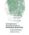 Immigration Consequences of Criminal Activity: A Guide to Representing ForeignBorn Defendants,Used