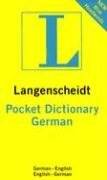 Pocket German Dictionary: GermanEnglish / EnglishGerman: In The New German Spelling (Langenscheidt Pocket Dictionaries),Used