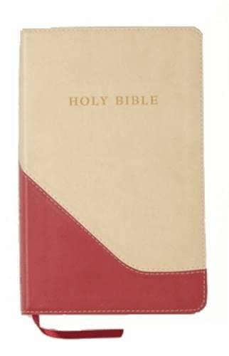 KJV Personal Size Giant Print Reference Bible, Flexisoft (Imitation Leather, Brick/Beige, Red Letter) (Hendrickson Bibles),Used
