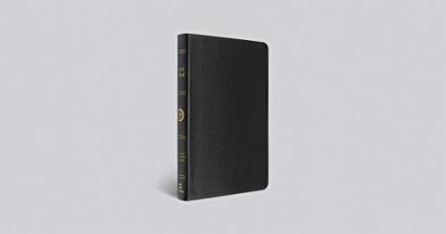 ESV Thinline Bible, Red Letter (Bonded Leather, Black),Used