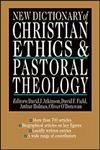 New Dictionary of Christian Ethics Pastoral Theology,Used
