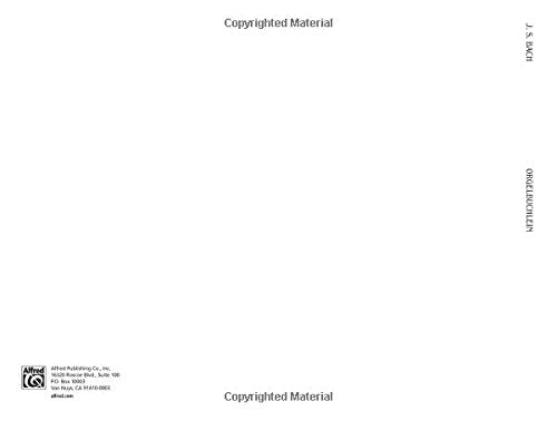 Organbook (Orgelbuchlein): Comb Bound Book (Kalmus Edition),Used