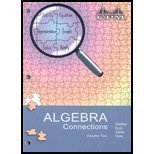 Algebra Connections; (College Preparatory Mathematics, 2),Used