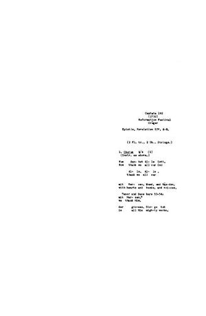 Cantata No. 192  Nun danket alle Gott: SATB with SB Soli (Kalmus Edition),Used