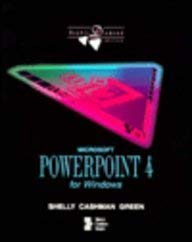 Microsoft Powerpoint 4 for Windows/Book and Disk (Shelly & Cashman Series),Used