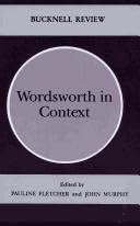 Wordsworth in Context (Bucknell Review),Used