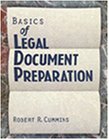 Basics Of Legal Document Preparation,New
