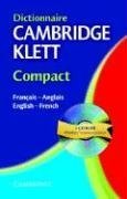 Dictionnaire Cambridge Klett Compact Franaisanglais/Englishfrench With Cdrom (English And French Edition)