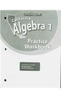 California Algebra 1, Practice Workbook,Used
