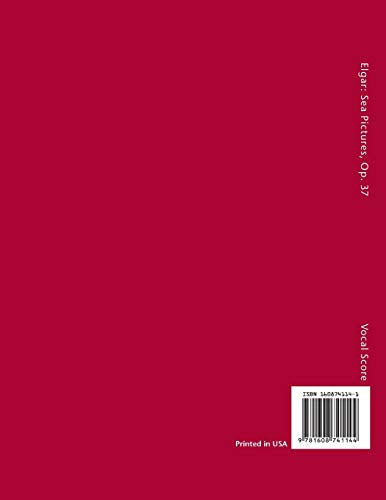 Sea Pictures, Op.37: Vocal score,Used